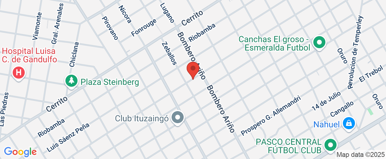 Mapa de la ubicación