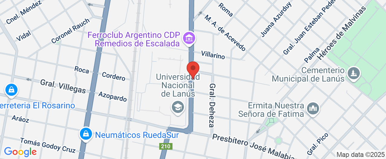 Mapa de la ubicación