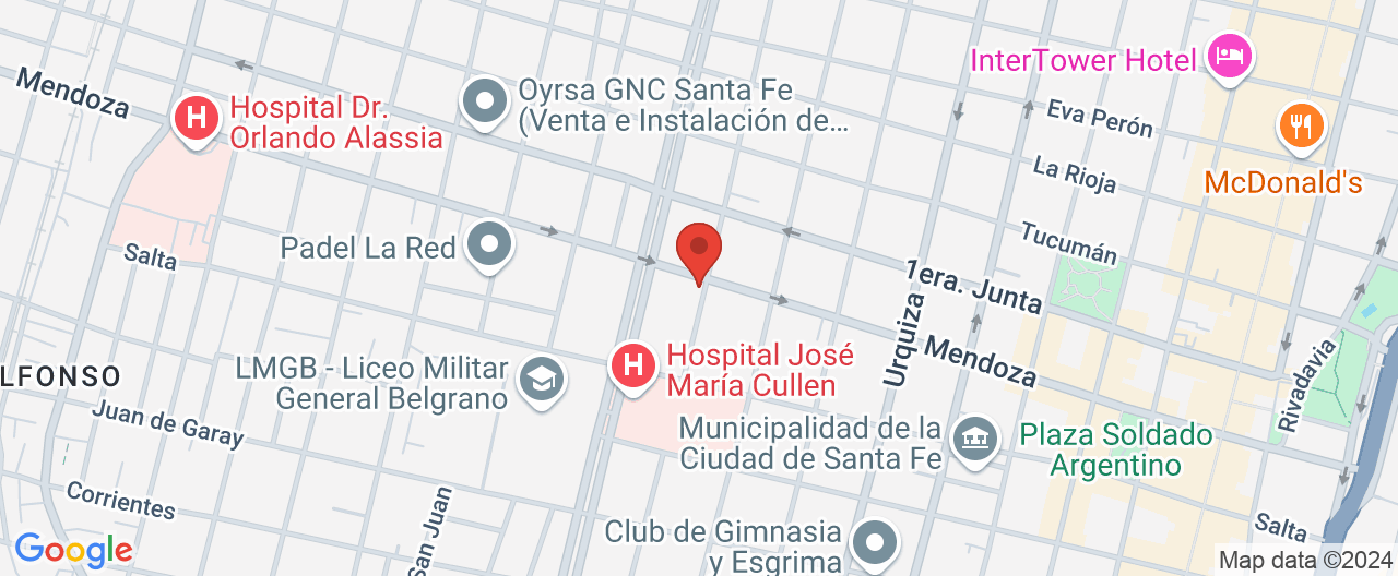 Mapa de la ubicación