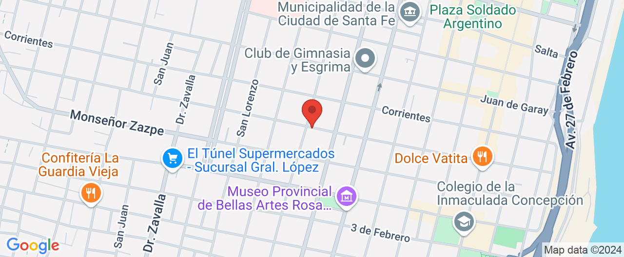 Mapa de la ubicación
