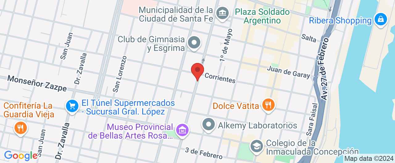 Mapa de la ubicación
