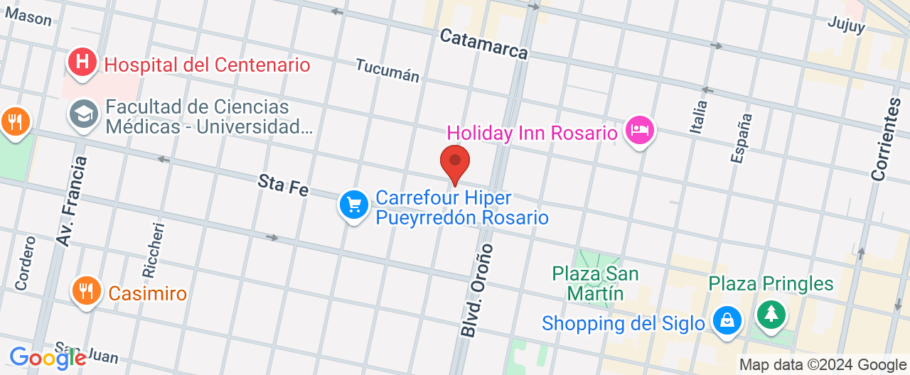 Mapa de la ubicación