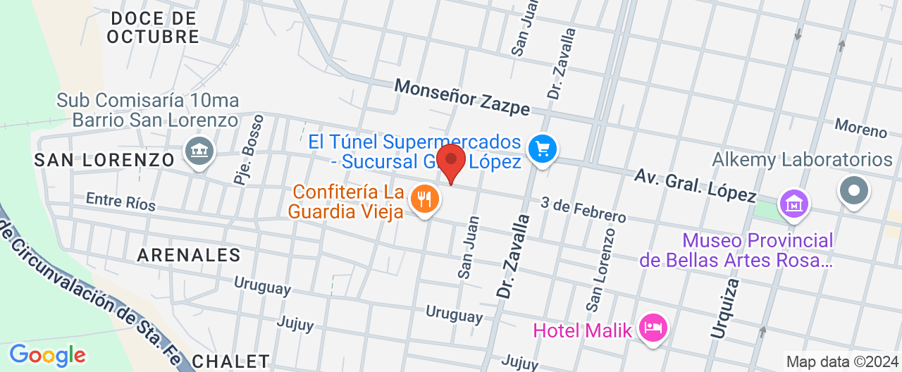Mapa de la ubicación