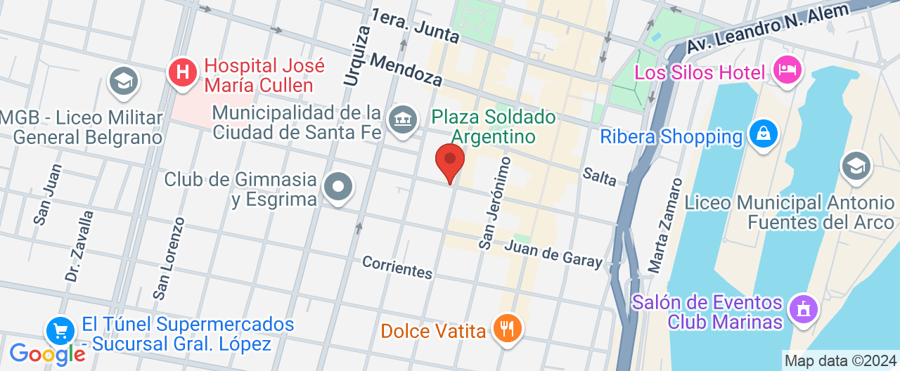 Mapa de la ubicación