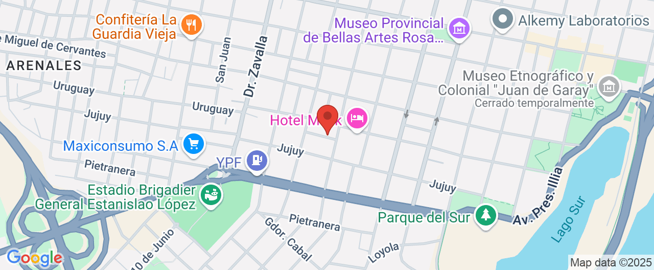 Mapa de la ubicación