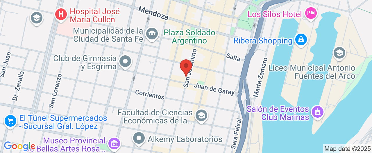 Mapa de la ubicación