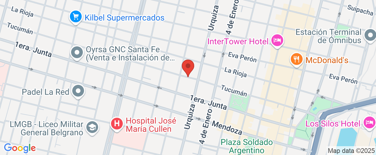 Mapa de la ubicación