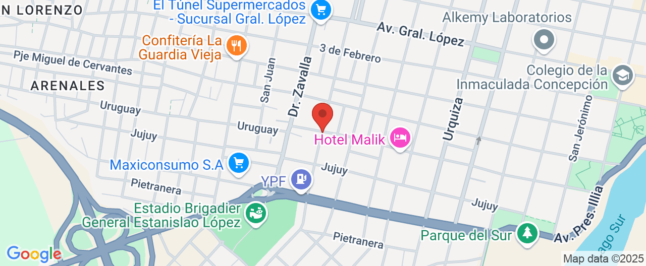 Mapa de la ubicación