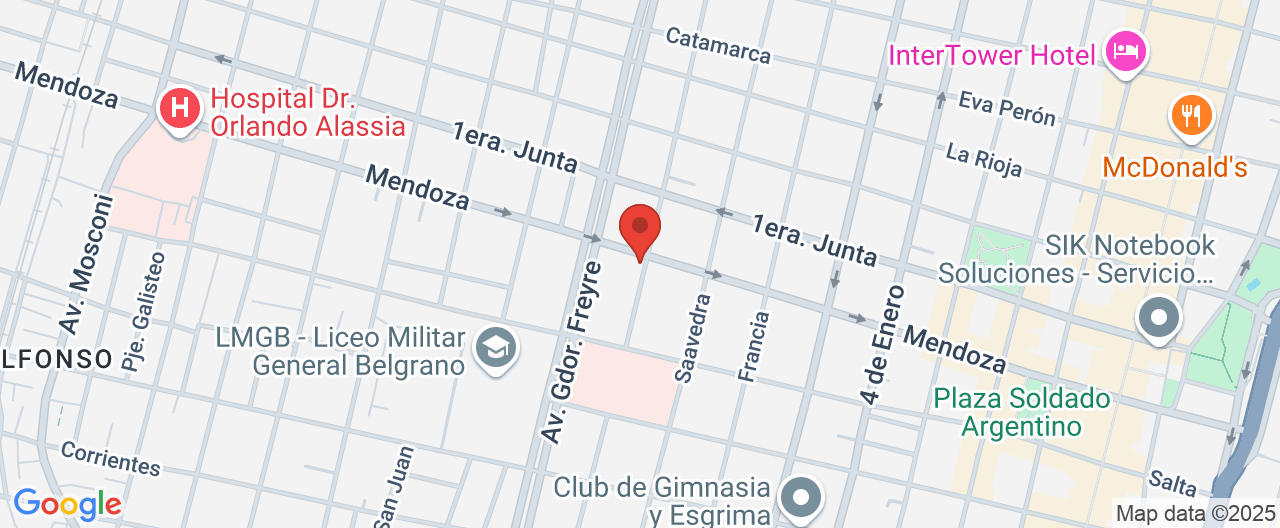 Mapa de la ubicación