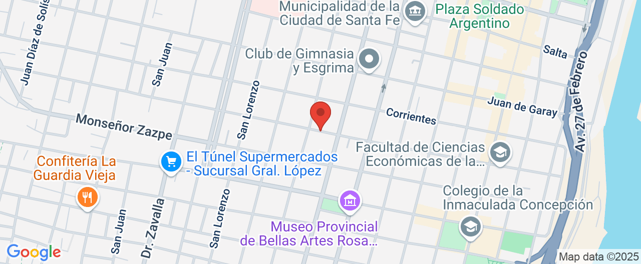 Mapa de la ubicación