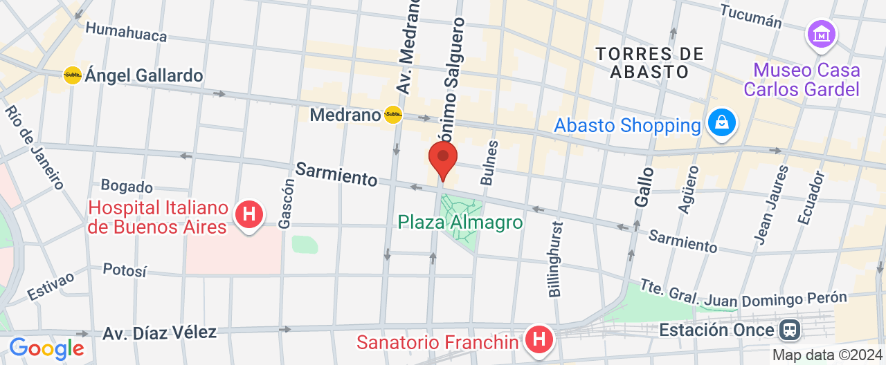 Mapa de la ubicación