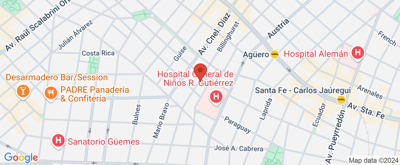 Mapa de la ubicación