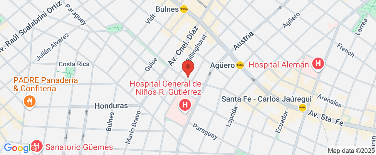 Mapa de la ubicación