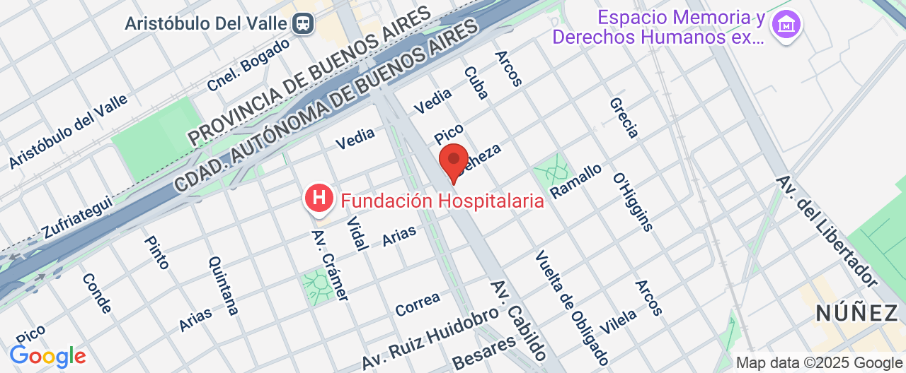 Mapa de la ubicación