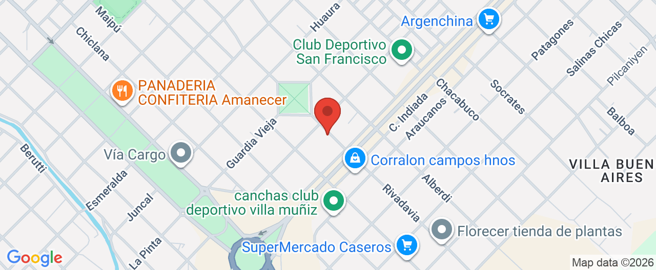 Mapa de la ubicación