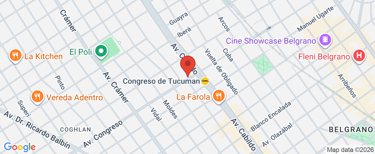 Mapa de la ubicación