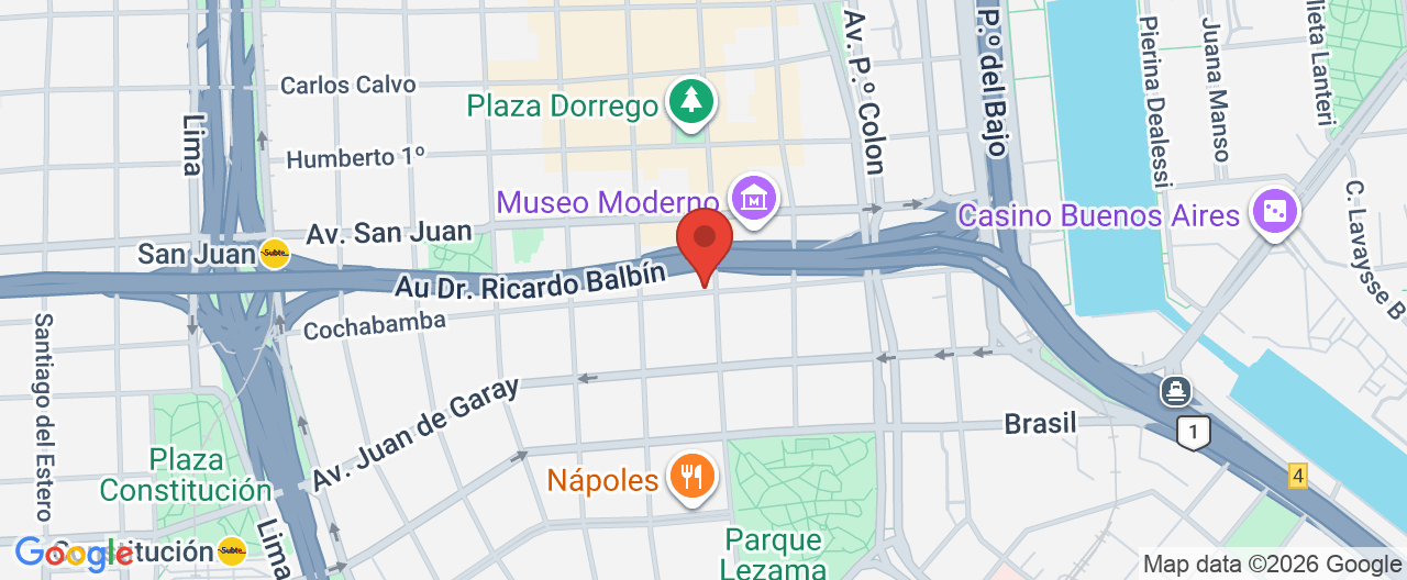 Mapa de la ubicación