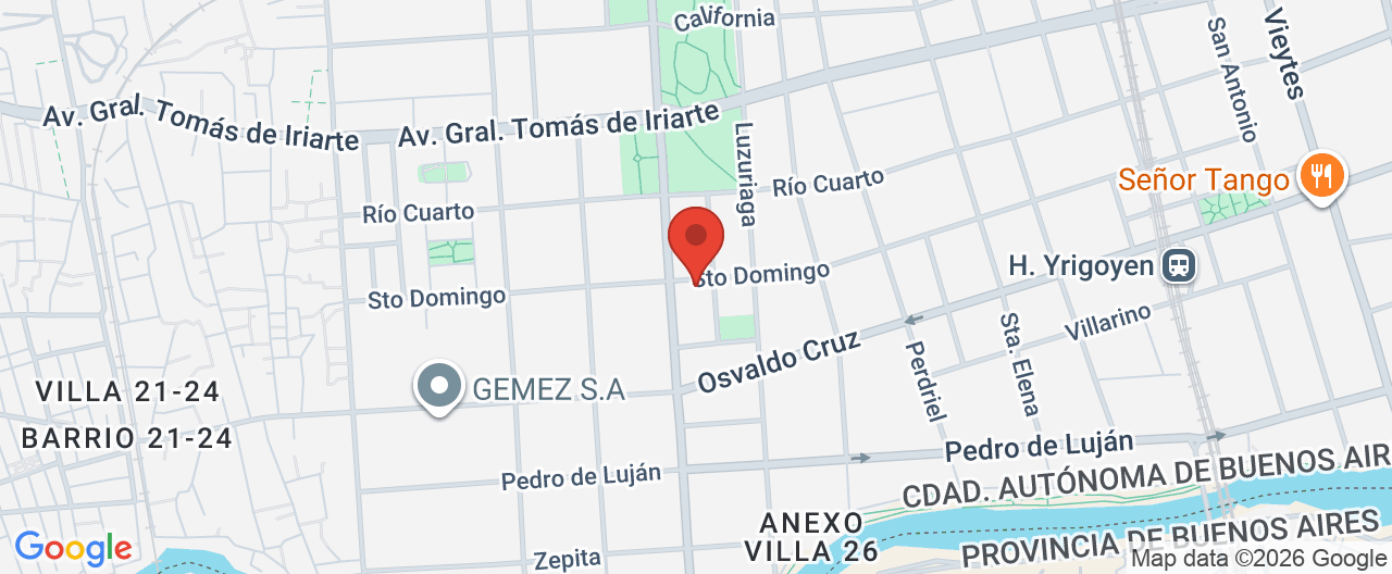 Mapa de la ubicación