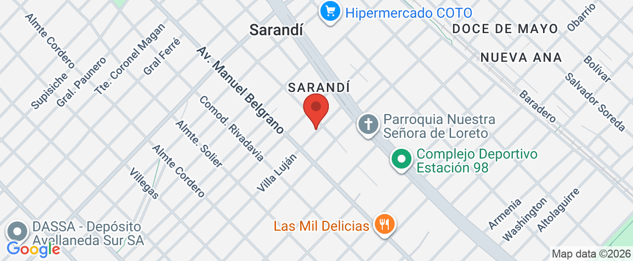 Mapa de la ubicación