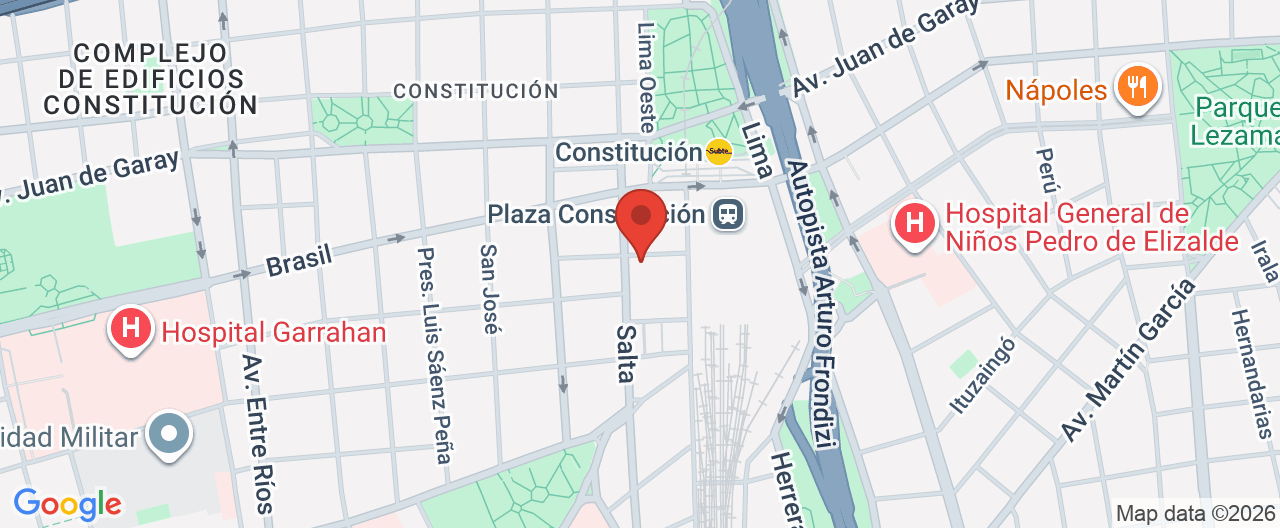 Mapa de la ubicación