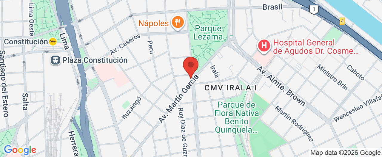 Mapa de la ubicación