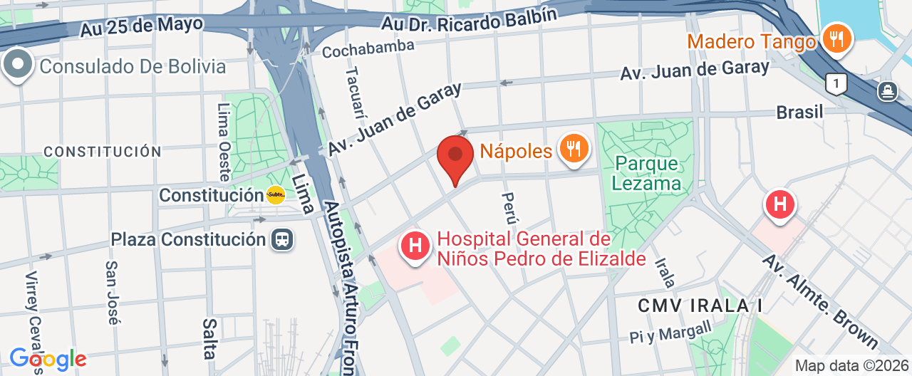 Mapa de la ubicación