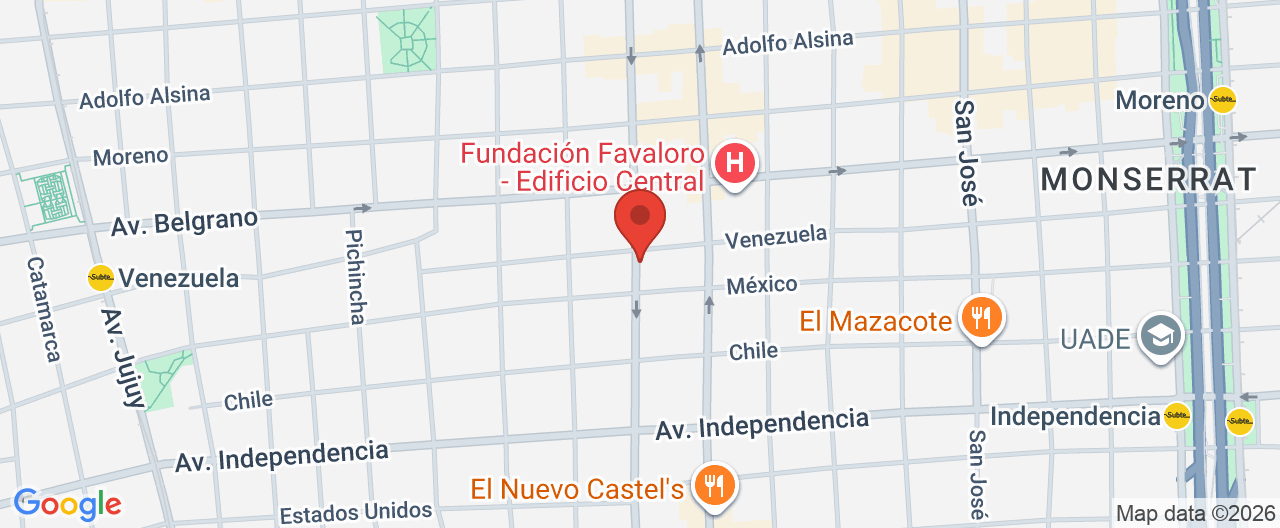 Mapa de la ubicación