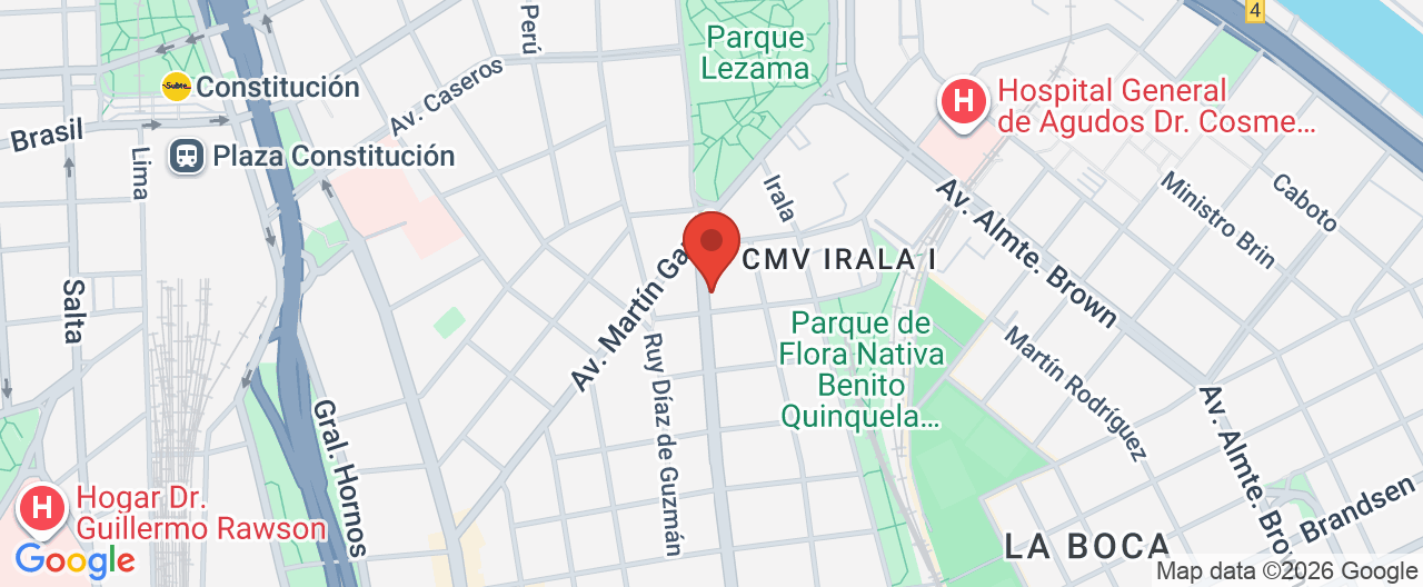 Mapa de la ubicación