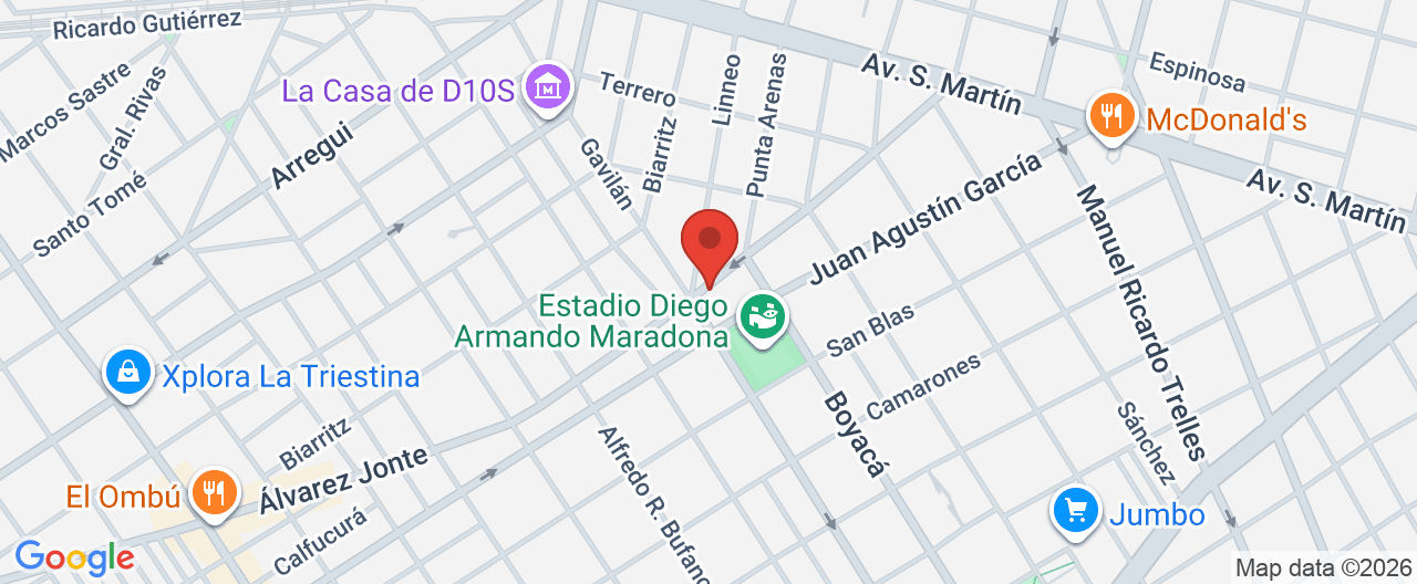 Mapa de la ubicación