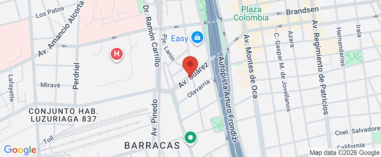 Mapa de la ubicación