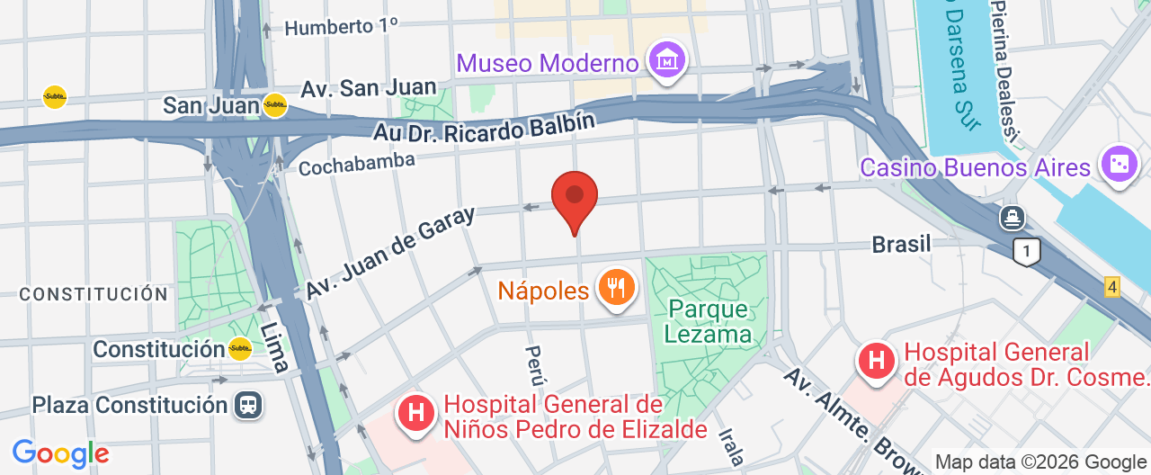 Mapa de la ubicación