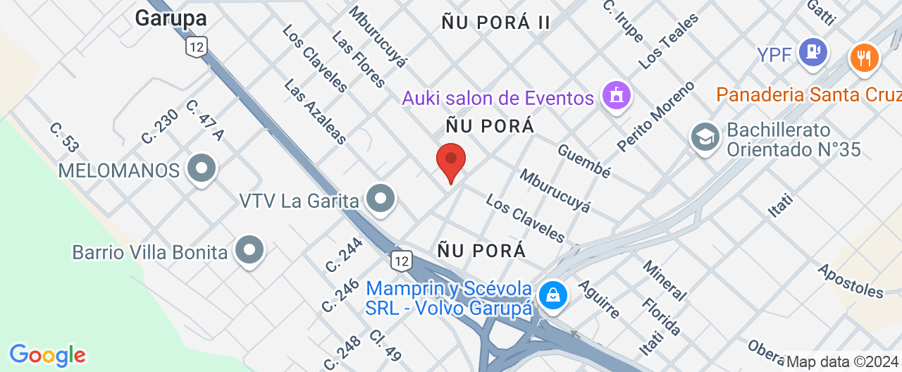 Mapa de la ubicación