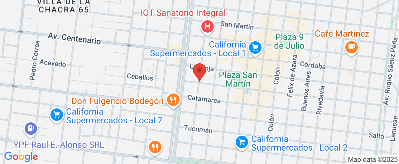 Mapa de la ubicación