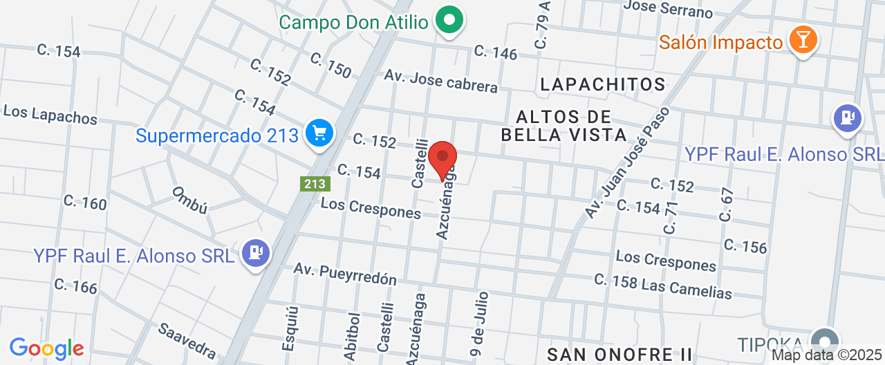 Mapa de la ubicación