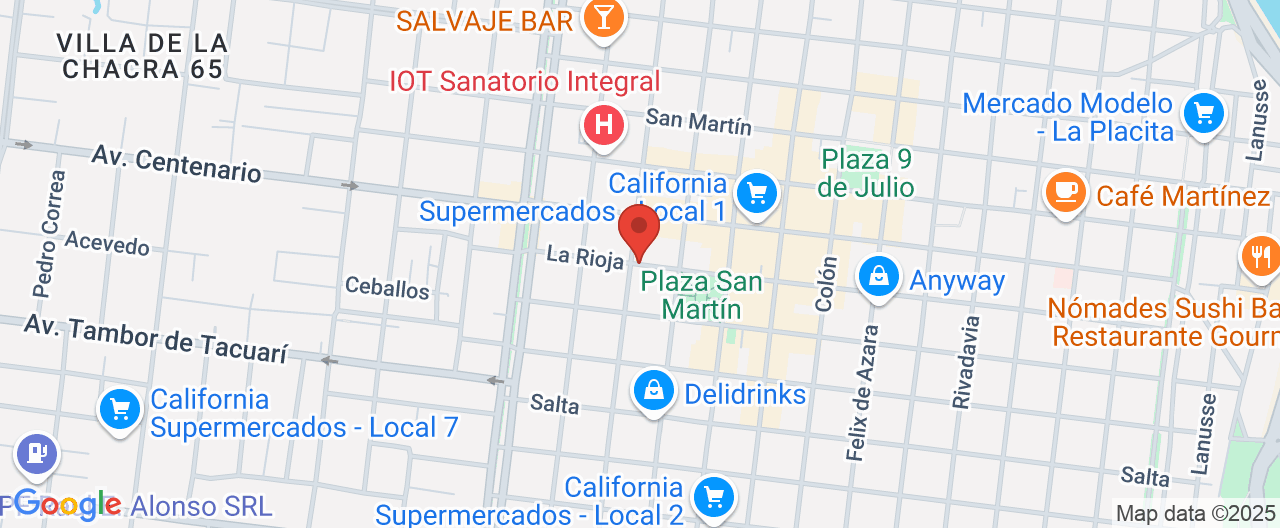 Mapa de la ubicación