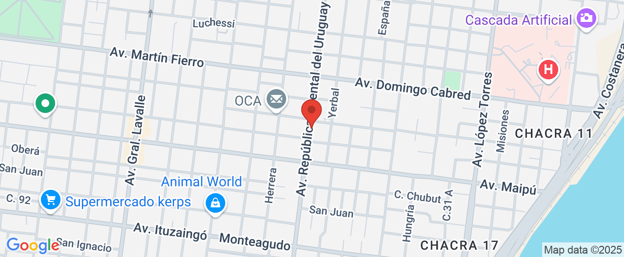 Mapa de la ubicación