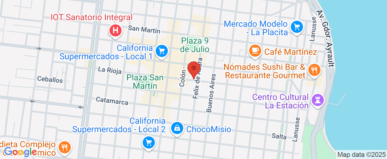 Mapa de la ubicación