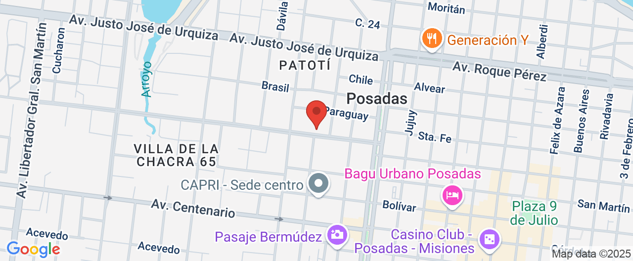 Mapa de la ubicación