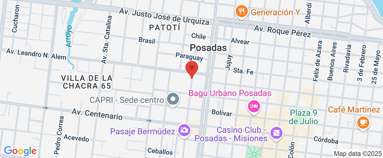 Mapa de la ubicación