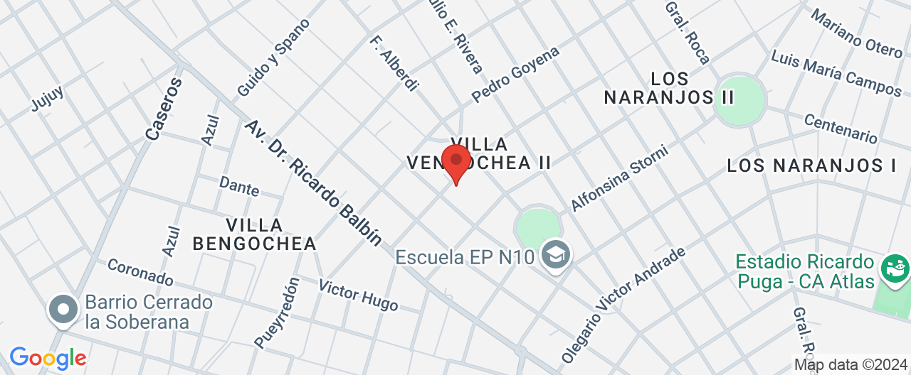 Mapa de la ubicación