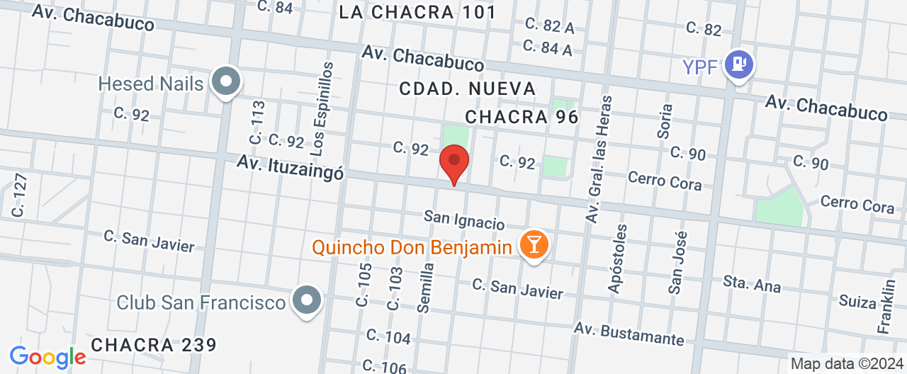 Mapa de la ubicación