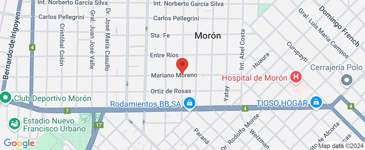 Mapa de la ubicación