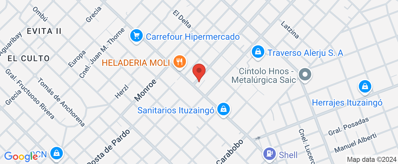 Mapa de la ubicación
