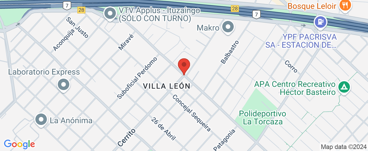 Mapa de la ubicación