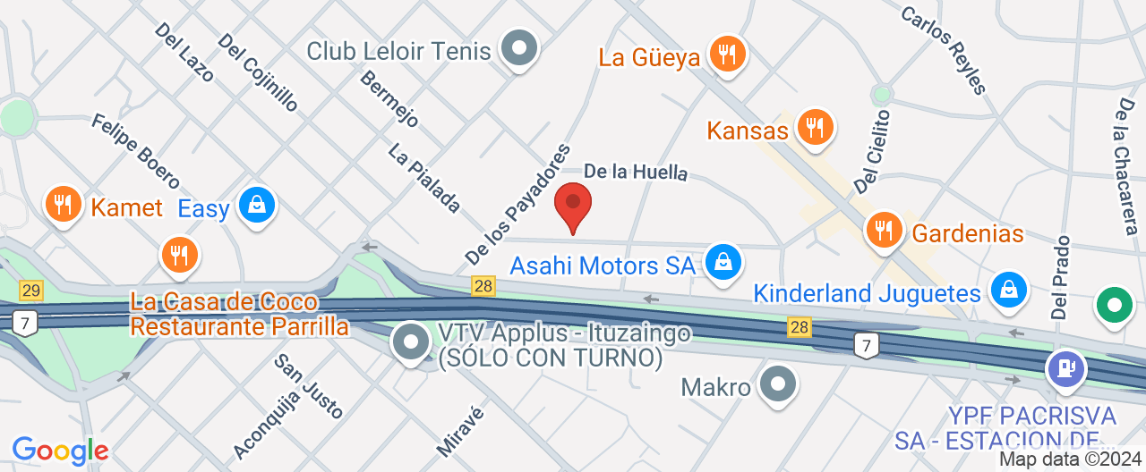 Mapa de la ubicación