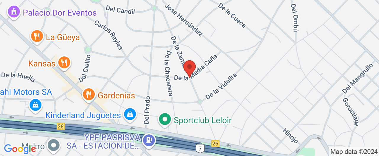 Mapa de la ubicación