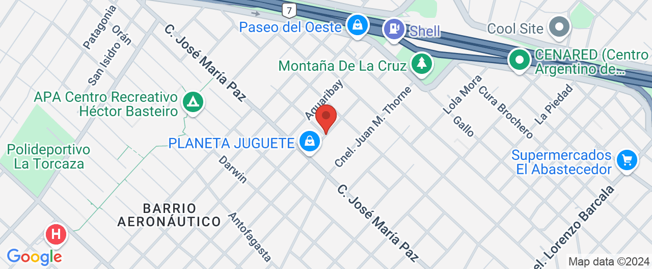 Mapa de la ubicación