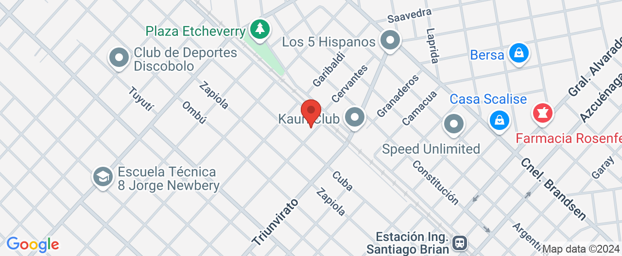 Mapa de la ubicación