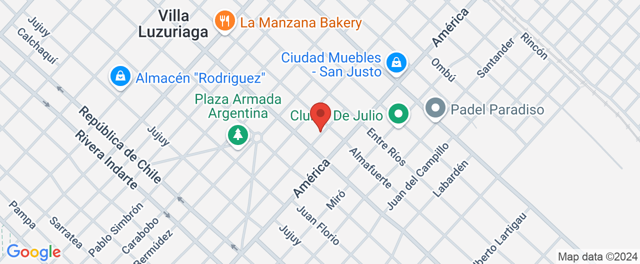 Mapa de la ubicación