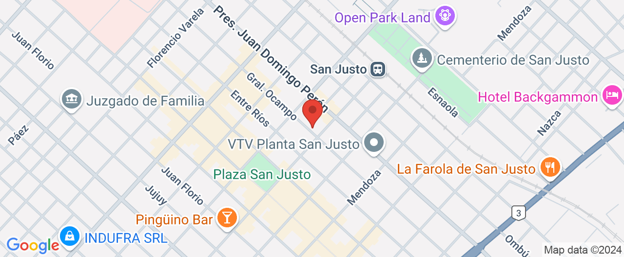 Mapa de la ubicación